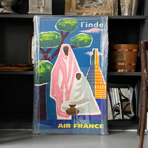 Air France - L’Inde original plakat Fra Bellevue Vintage