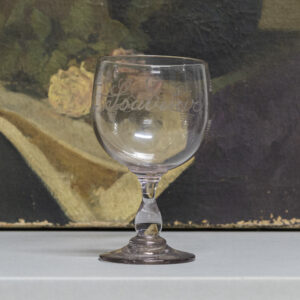 antik fransk souvenir glas_1