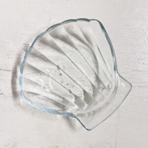 Franske glas muslingeskåle - sæbeskål