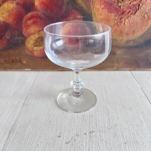Fransk champagneskål i krystal