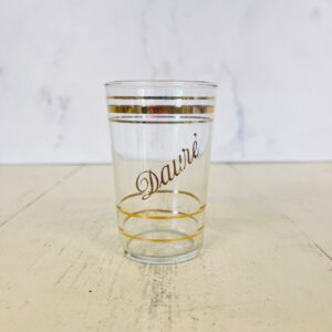 Fransk glas med guldstriber - Dauré